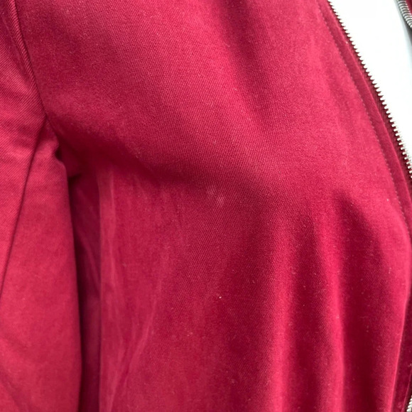 Rick Owens DRK SHDW  Tuta Maroon Cotton Twill Jumpsuit, Size XS - Picture 13 of 16